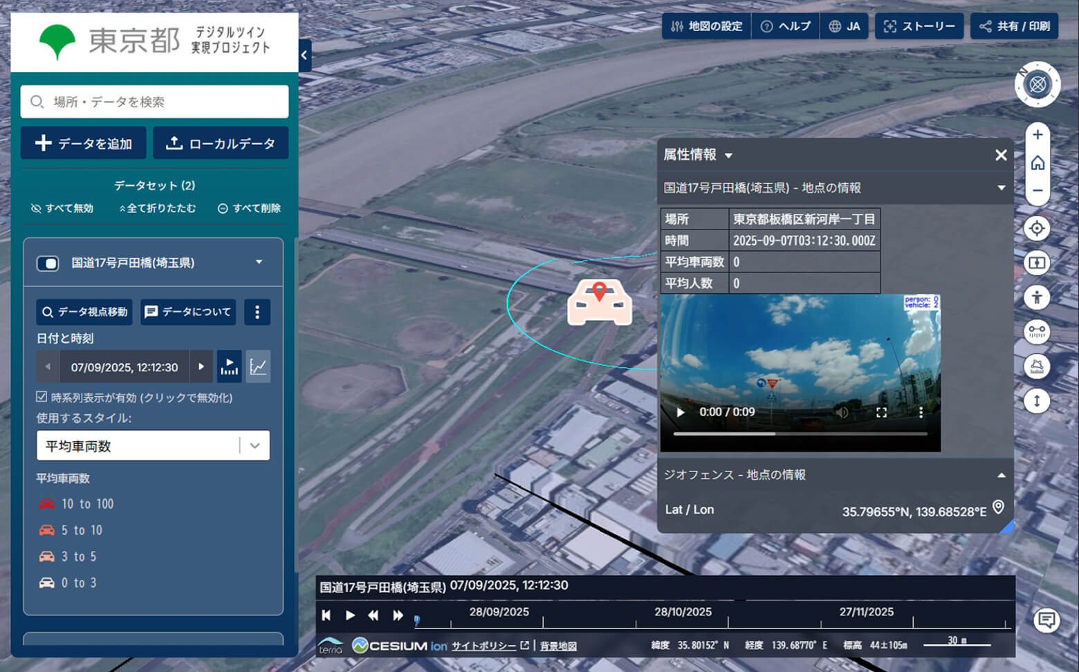 ITS Japan提供データのイメージ画像